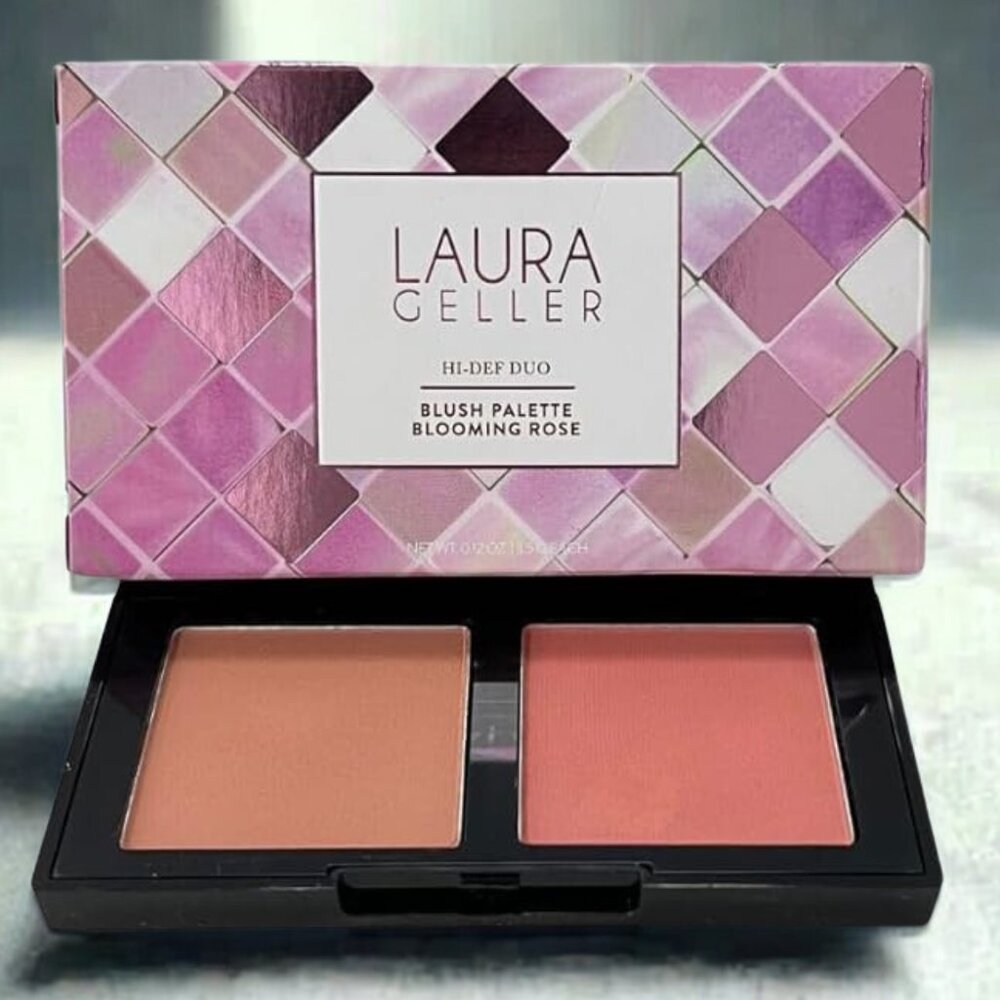 Laura Geller Hi-Def Duo Blush Palette – Blooming Rose (NEW!)